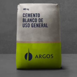 Cemento Blanco Argos X 40 Kgs